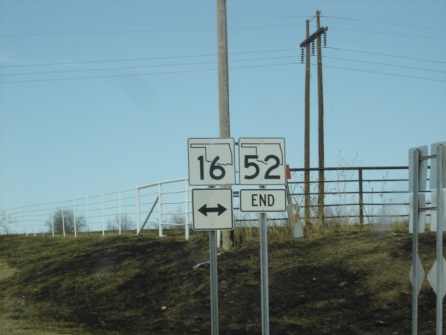OK 52 North at OK 16