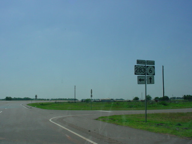 OK 6 South at U.S. 283