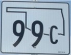 New OK 99C Sign