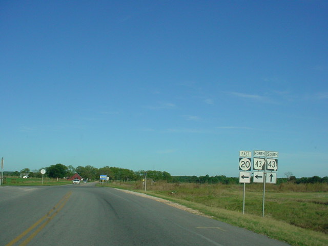 OK 20 East at AR 43