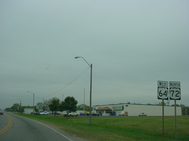 U.S. 64 and U.S. 72 assurance shields
